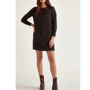 NWOT BLDWN Women's Annika Long Sleeves Button Cuff Mini DressSize L reg $189